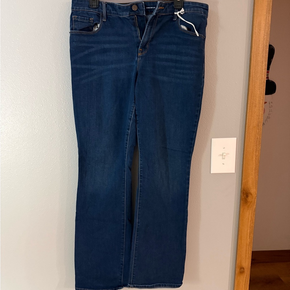 Old Navy Dark Blue Women's Boot Cut Jeans